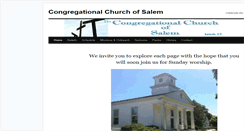 Desktop Screenshot of congregationalchurchsalem.org