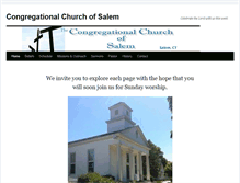 Tablet Screenshot of congregationalchurchsalem.org